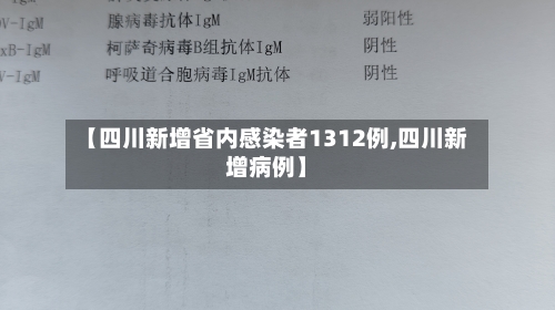 【四川新增省内感染者1312例,四川新增病例】