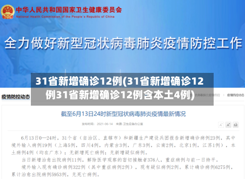 31省新增确诊12例(31省新增确诊12例31省新增确诊12例含本土4例)
