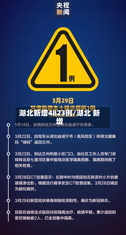 湖北新增4823例/湖北 新增