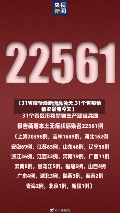【31省疫情最新消息今天,31个省疫情情况最新今天】
