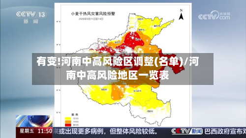 有变!河南中高风险区调整(名单)/河南中高风险地区一览表