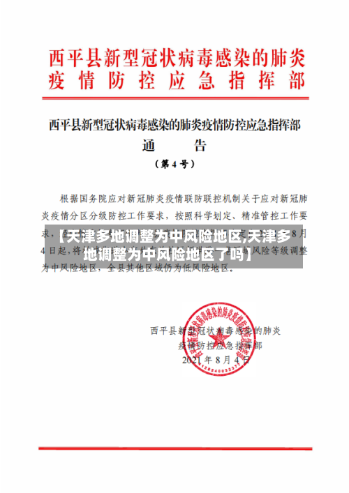 【天津多地调整为中风险地区,天津多地调整为中风险地区了吗】-第2张图片