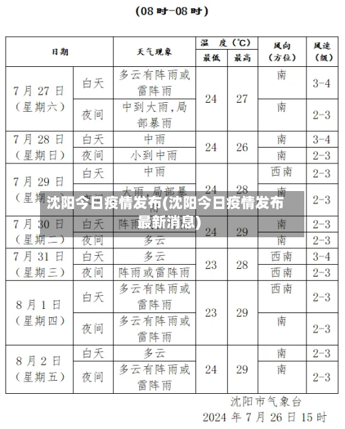 沈阳今日疫情发布(沈阳今日疫情发布最新消息)