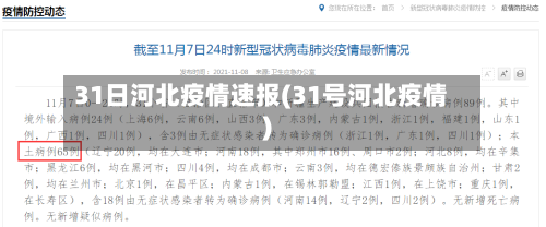 31日河北疫情速报(31号河北疫情)-第3张图片