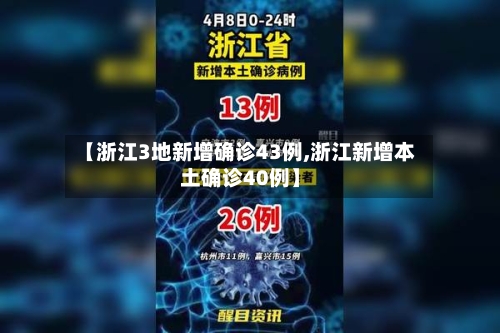 【浙江3地新增确诊43例,浙江新增本土确诊40例】-第3张图片