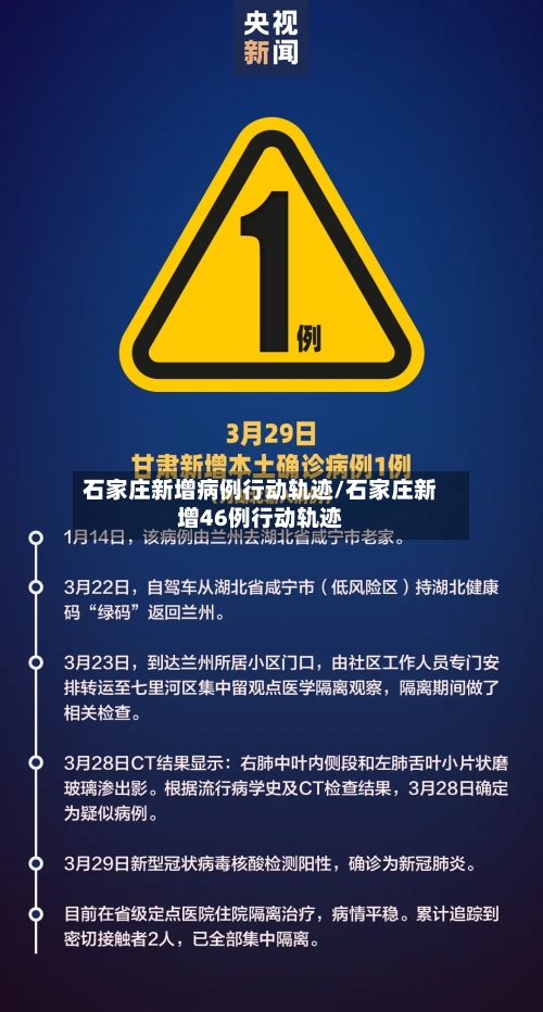 石家庄新增病例行动轨迹/石家庄新增46例行动轨迹-第2张图片