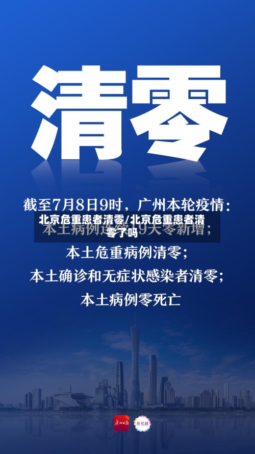 北京危重患者清零/北京危重患者清零了吗-第2张图片