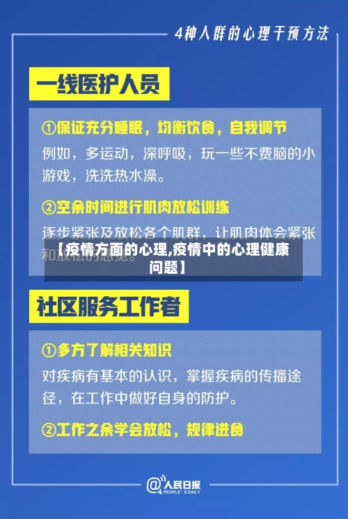 【疫情方面的心理,疫情中的心理健康问题】-第3张图片